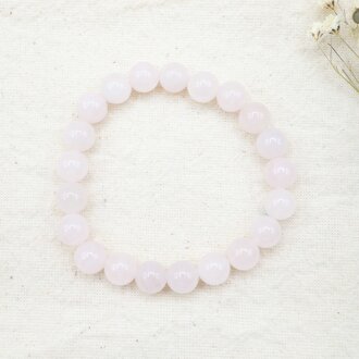 Rose Quartz Bracelet - Beads Rose Quartz Bracelet - Beads