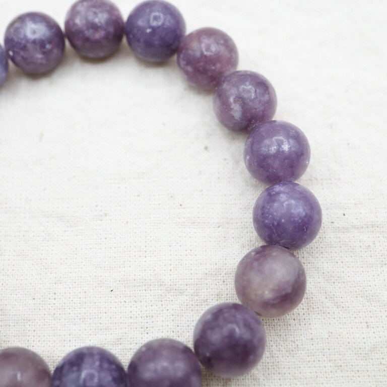 Bracelet Lépidolite - Billes