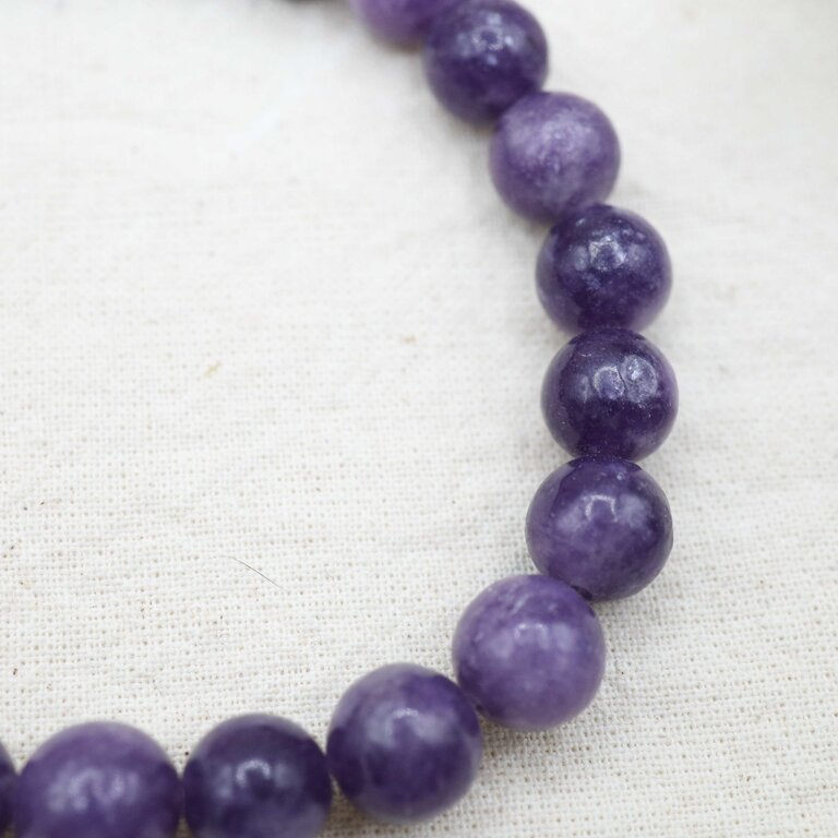 Lepidolite Bracelet - Beads