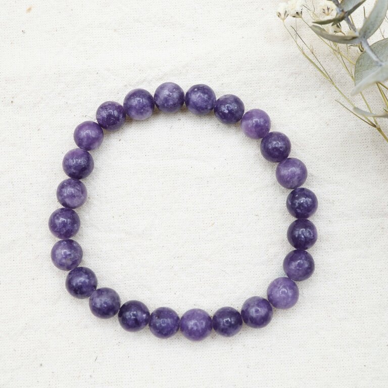 Lepidolite Bracelet - Beads