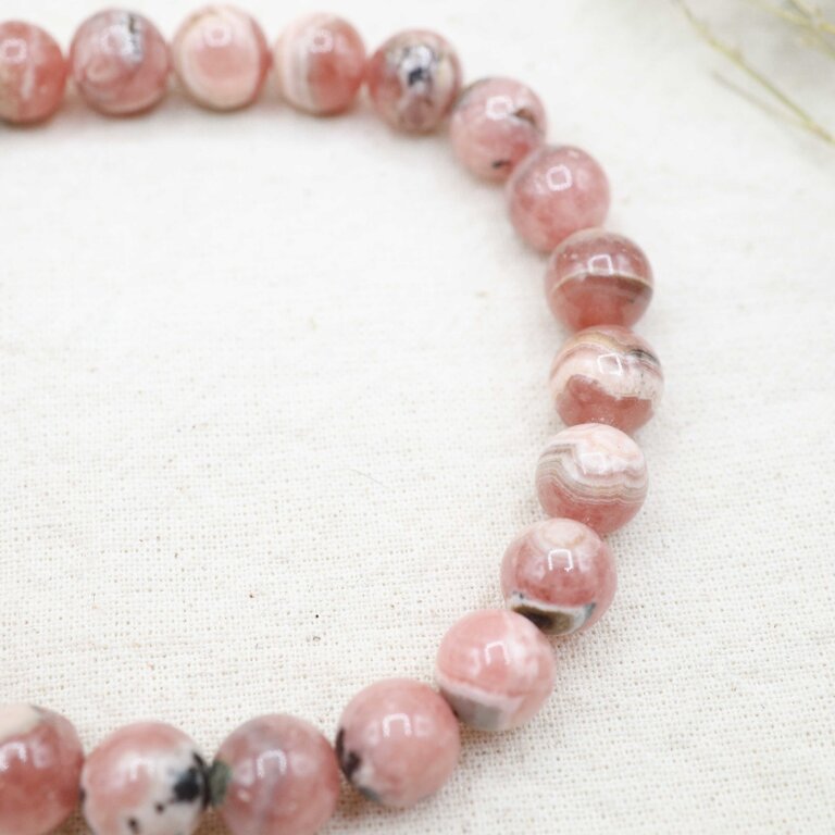 Rhodochrosite Bracelet - Beads