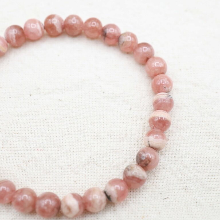 Rhodochrosite Bracelet - Beads