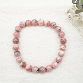 Rhodochrosite Bracelet - Beads