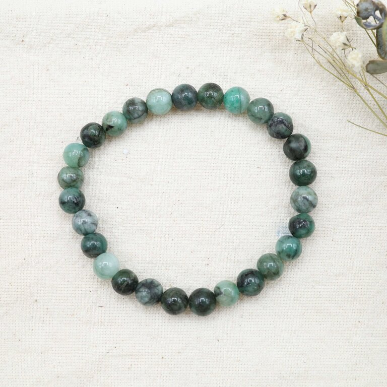 Emerald Bracelet - Beads