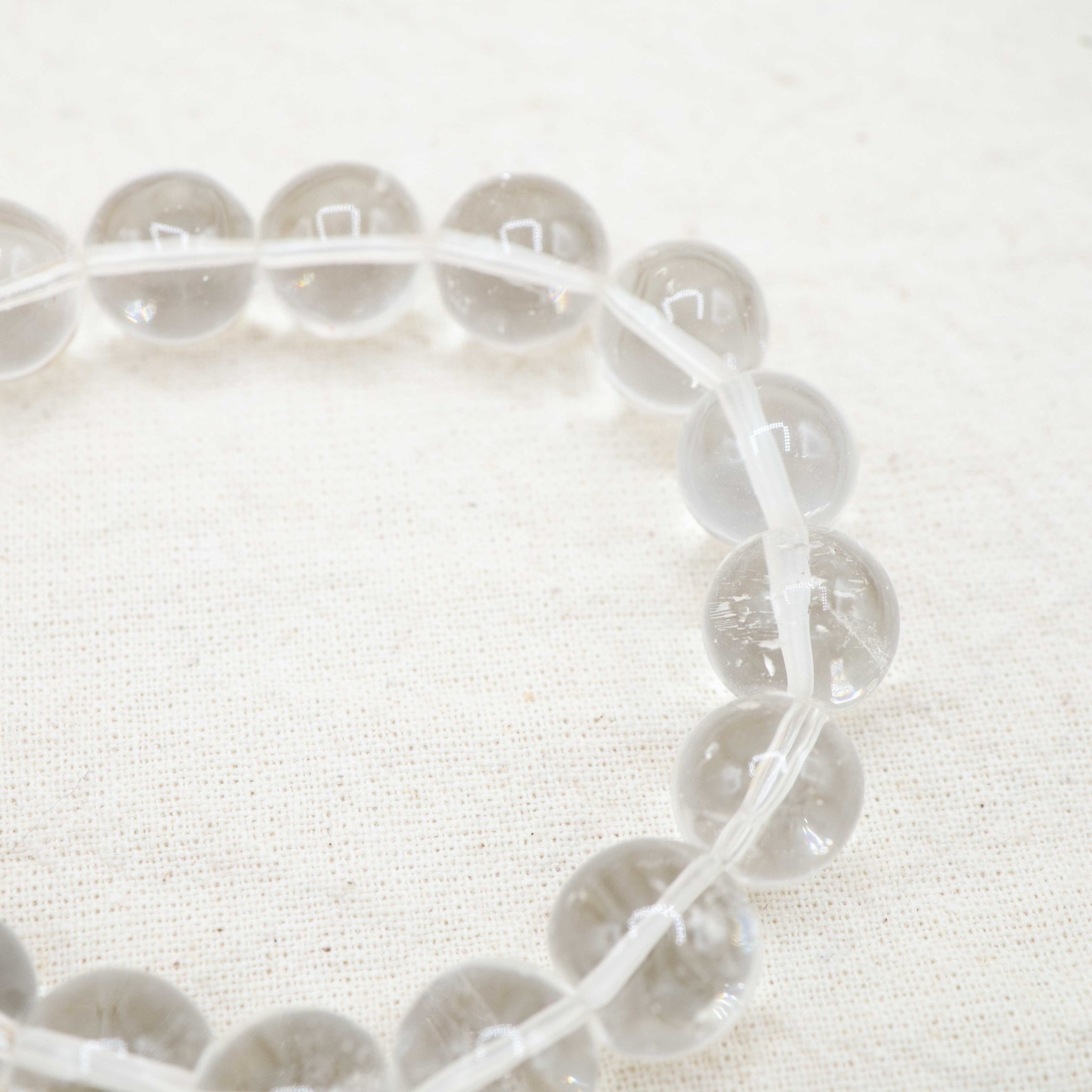 Clear Quartz Bracelet - Beads