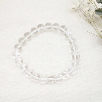 Bracelet Quartz clair - Billes Bracelet Quartz clair - Billes
