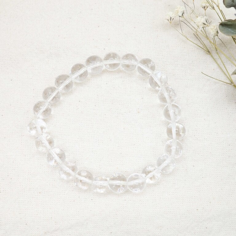 Clear Quartz Bracelet - Beads