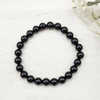 Black Tourmaline Bracelet - Beads Black Tourmaline Bracelet - Beads