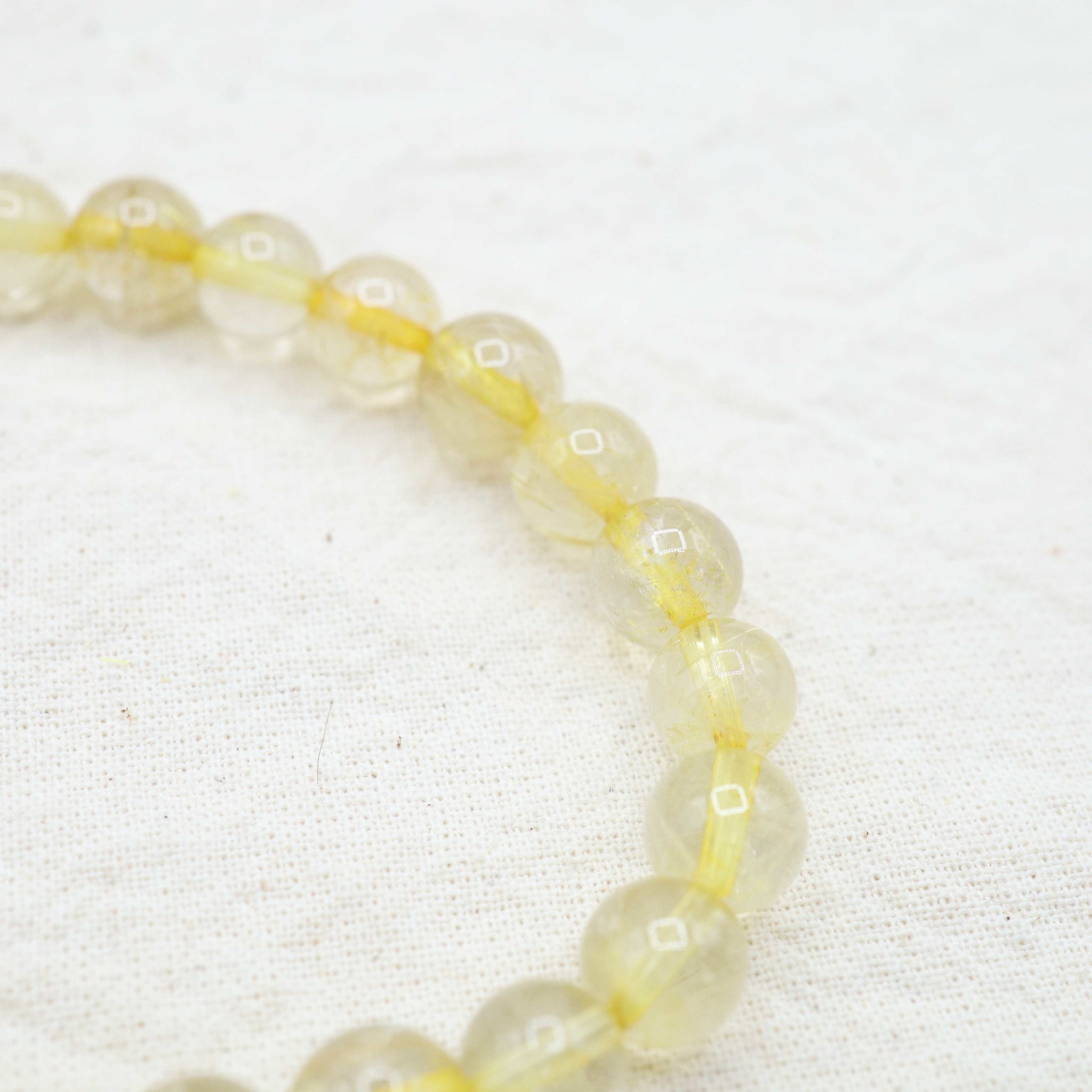 Rutilated Quartz bracelet