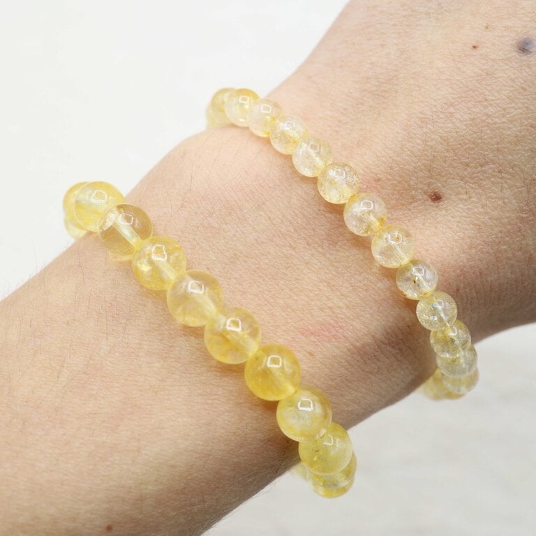 Bracelet Citrine - Billes