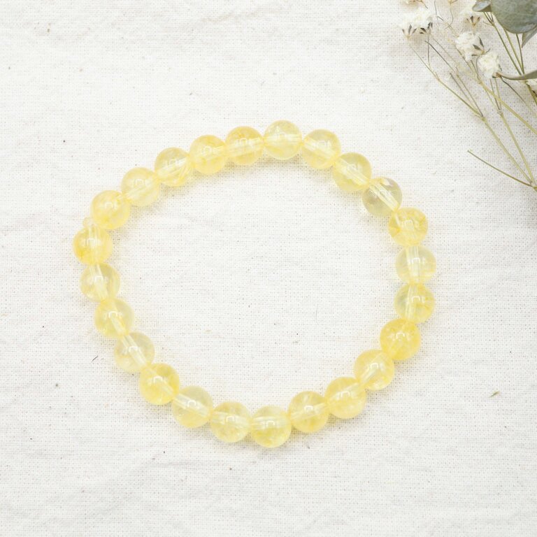 Bracelet Citrine - Billes