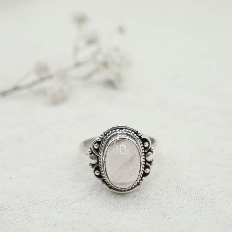 Bague Quartz Rose - Capucine