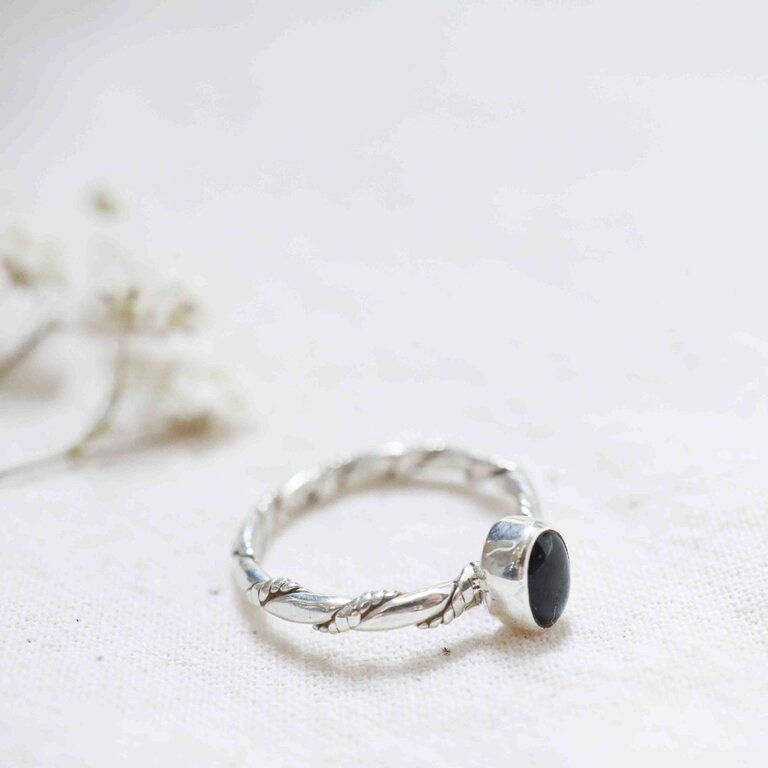 Bague Onyx - Torsade