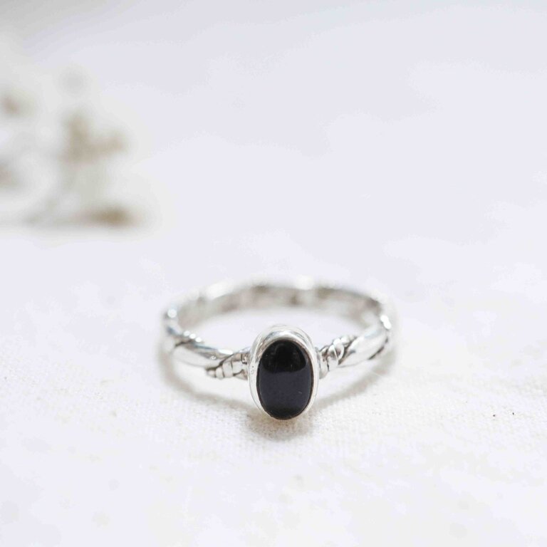 Bague Onyx - Torsade