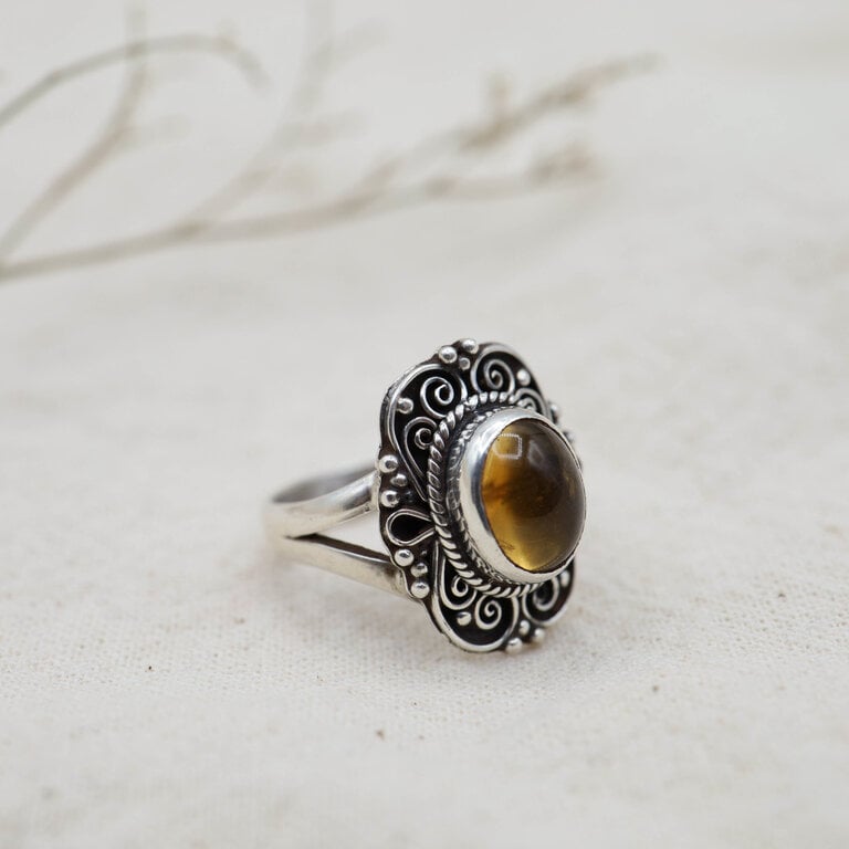 Citrine Ring - Iris