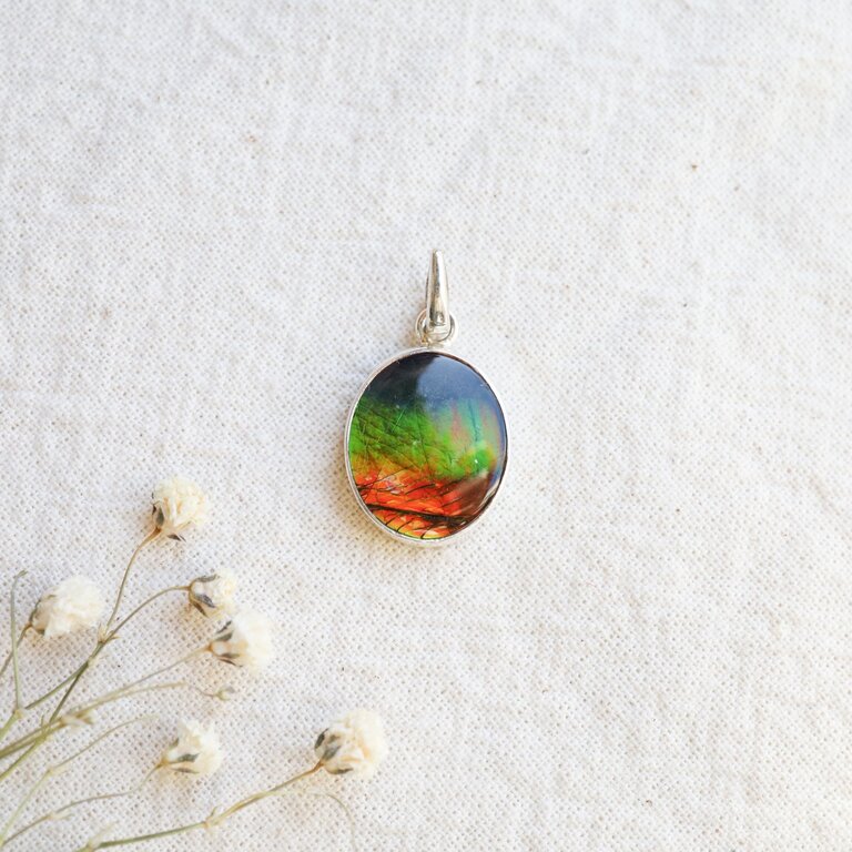 Pendentif Ammolite - Boréal