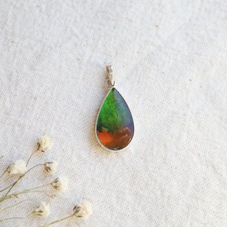 Ammolite Pendant - Goutte Ammolite Pendant - Goutte