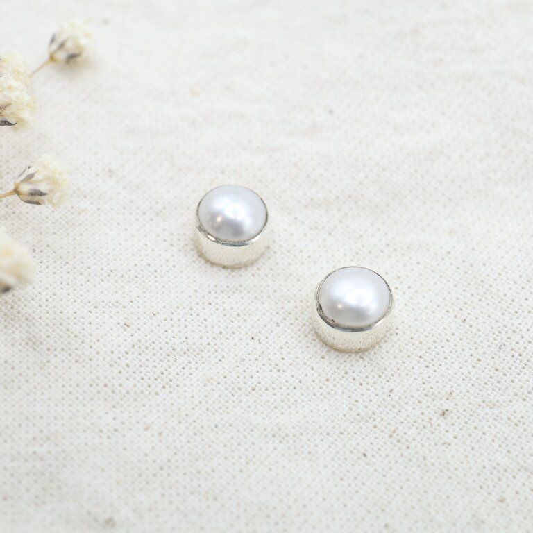 Boucles d'oreilles perle - Simple