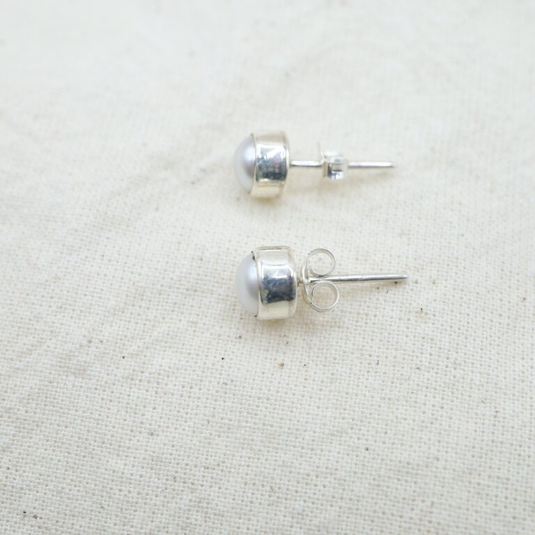 Boucles d'oreilles perle - Simple
