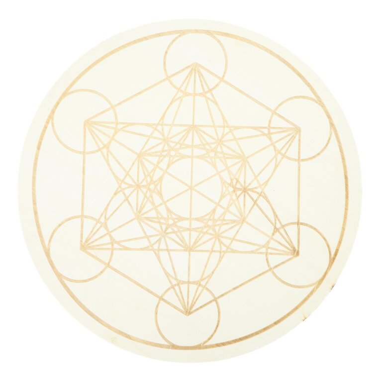 Wooden crystal grid