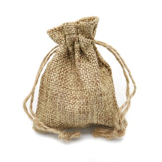 Burlap pouch