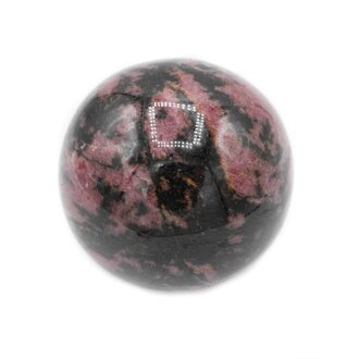 Rhodonite sphere Rhodonite sphere