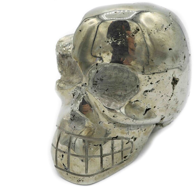 Pyrite skull