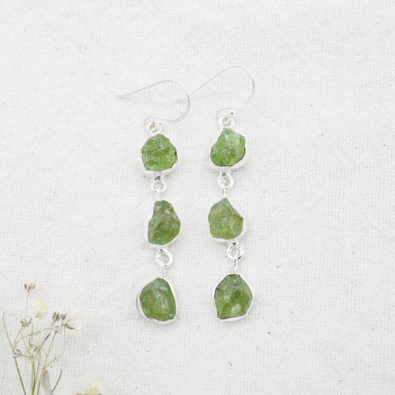 Peridot Earrings  - Abondance