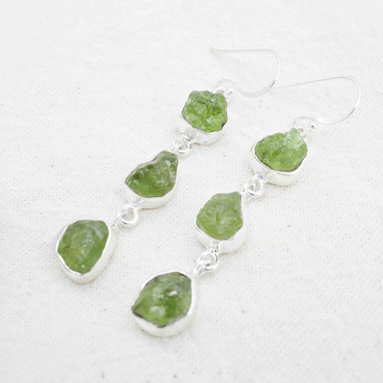 Peridot Earrings  - Abondance