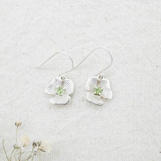 Boucles d'oreilles Péridot - Hydrangea Boucles d'oreilles Péridot - Hydrangea