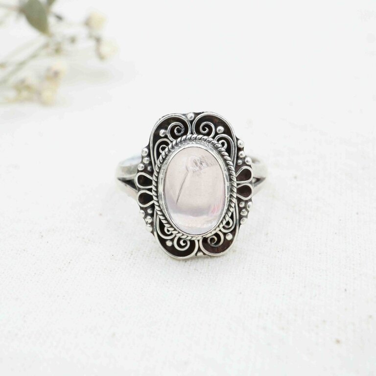 Bague Quartz rose - Iris