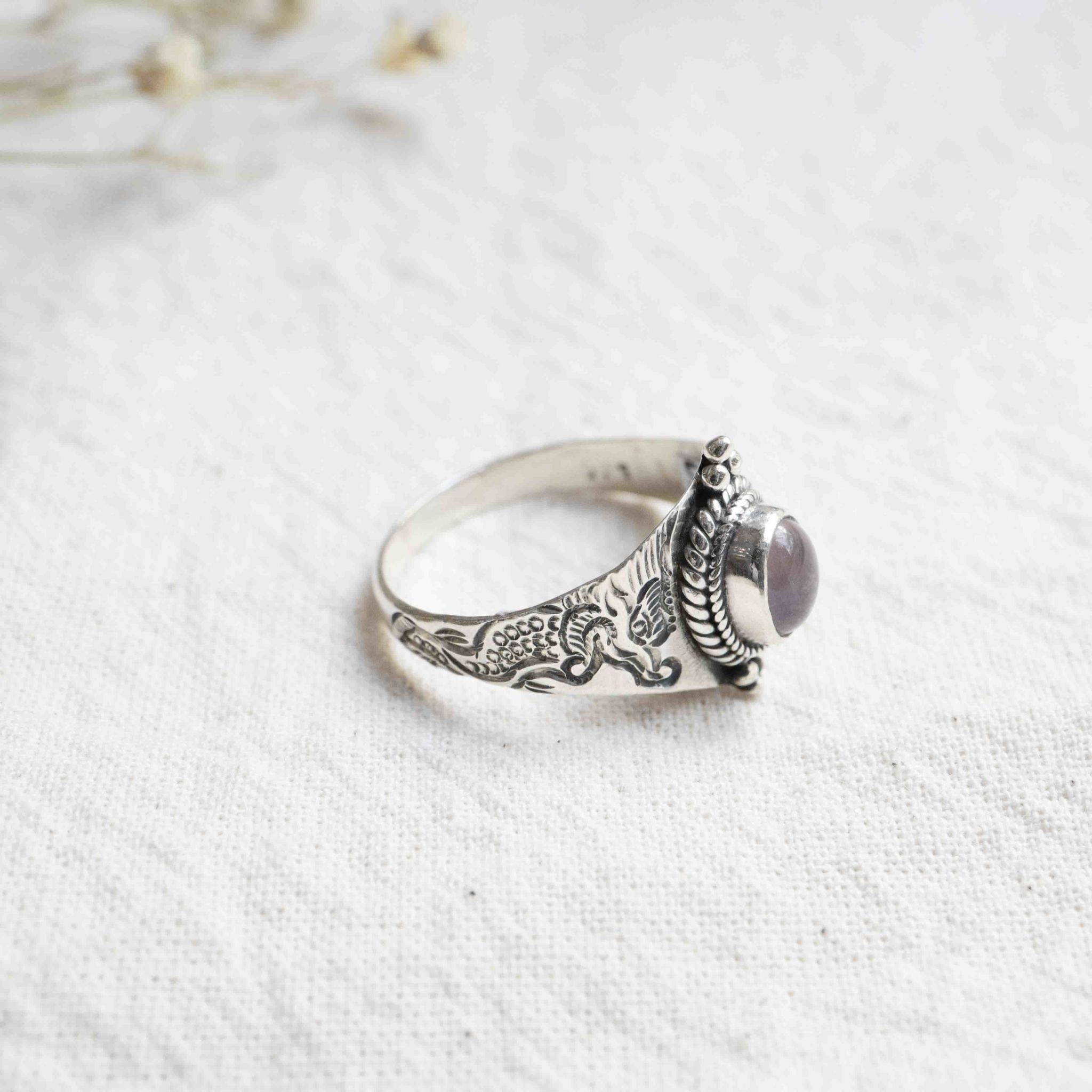 Rose Quartz Ring - Draco