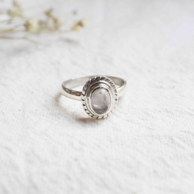 Rose Quartz Ring - Arlo