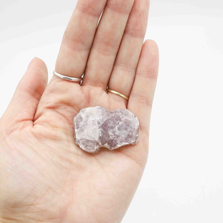 Lepidolite - Rough slice