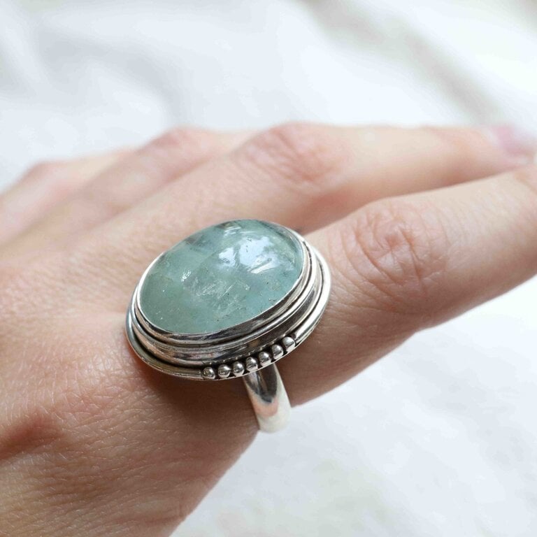 Bague Aigue-marine - Arum