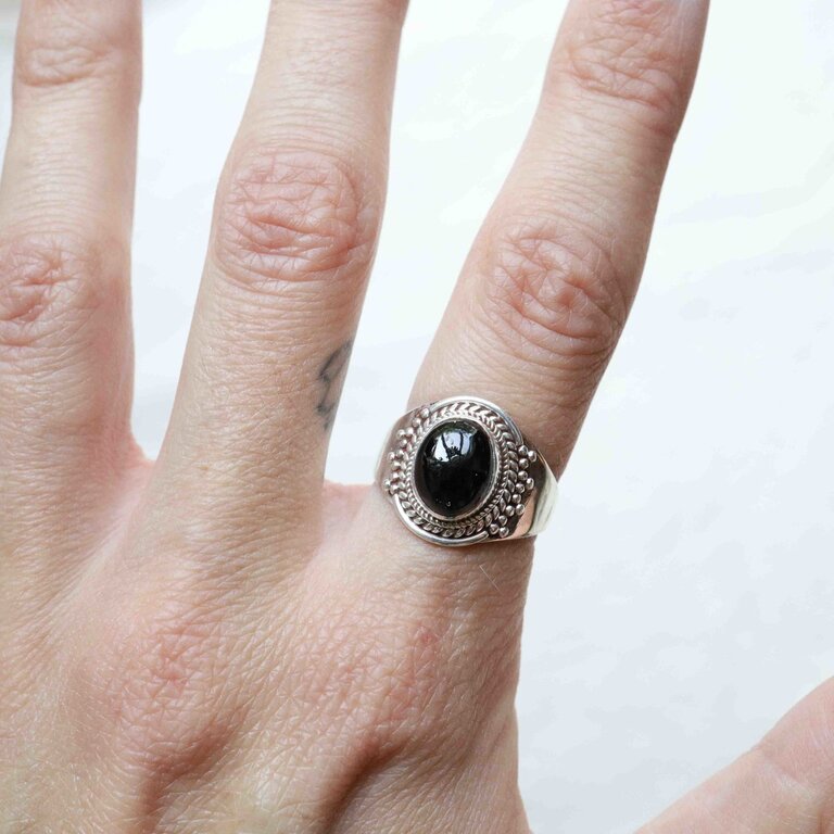 Black Tourmaline Ring - Solaire