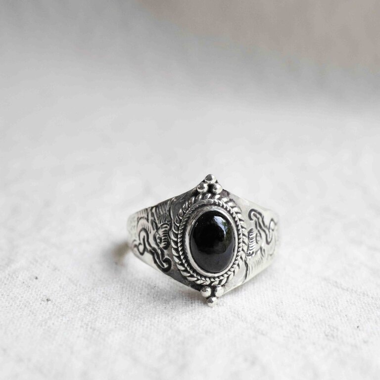 Bague Tourmaline noire - Draco