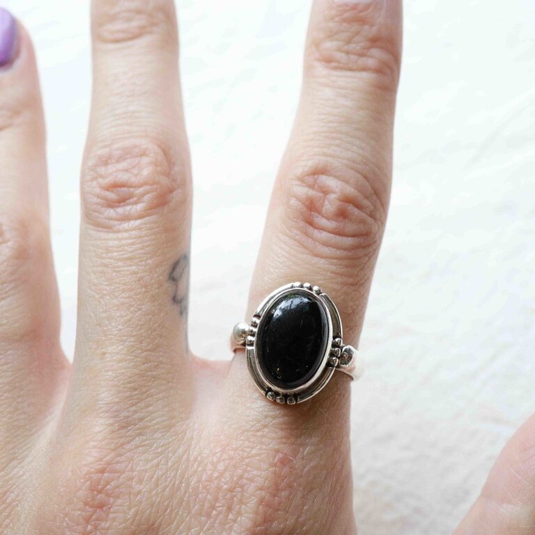 Bague Tourmaline noire - Cascade