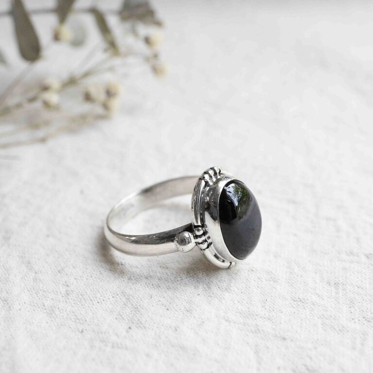 Bague Tourmaline noire - Cascade