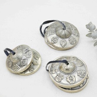 Tingsha - Auspicious Buddhist Symbols Tingsha - Auspicious Buddhist Symbols