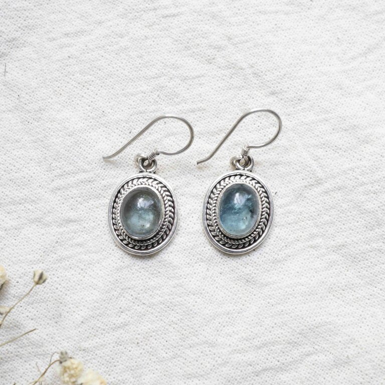 Aquamarine earrings - Iberis