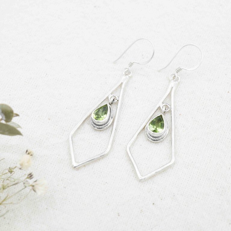 Peridot Earrings - Forseti