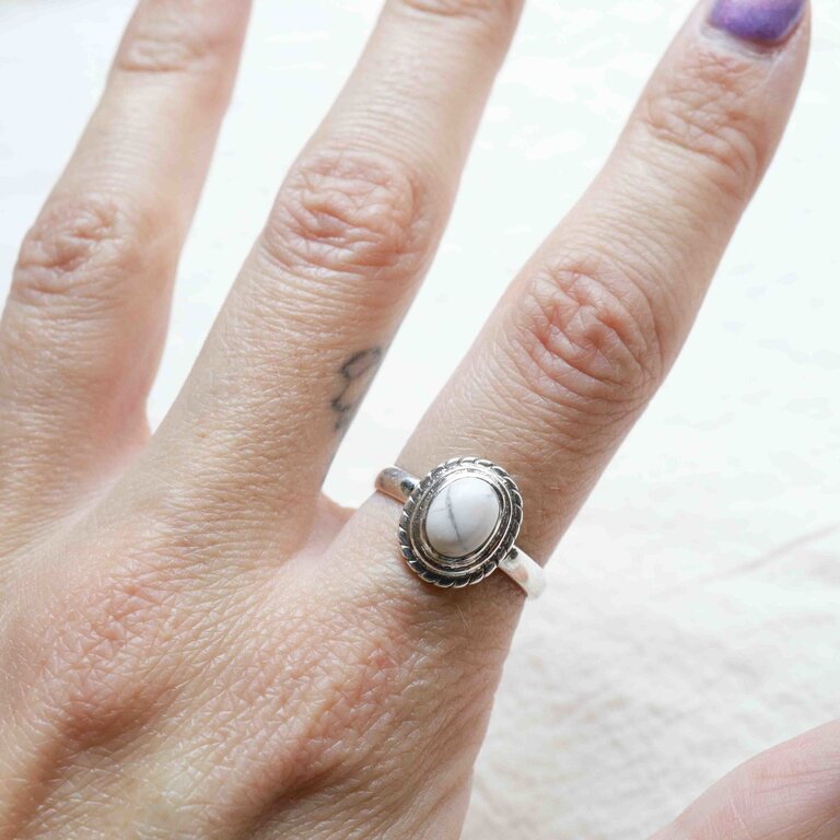 Bague Howlite - Arlo