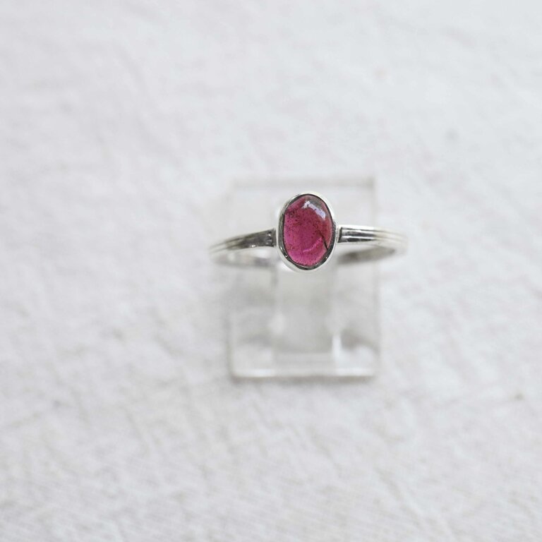 Bague Grenat - Hibiscus