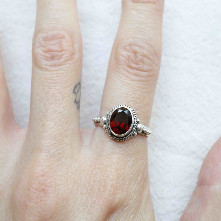 Garnet Ring - Darla