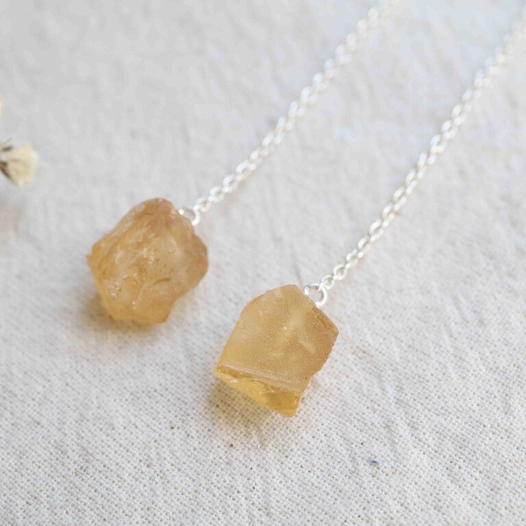 Citrine Earrings - Hoya