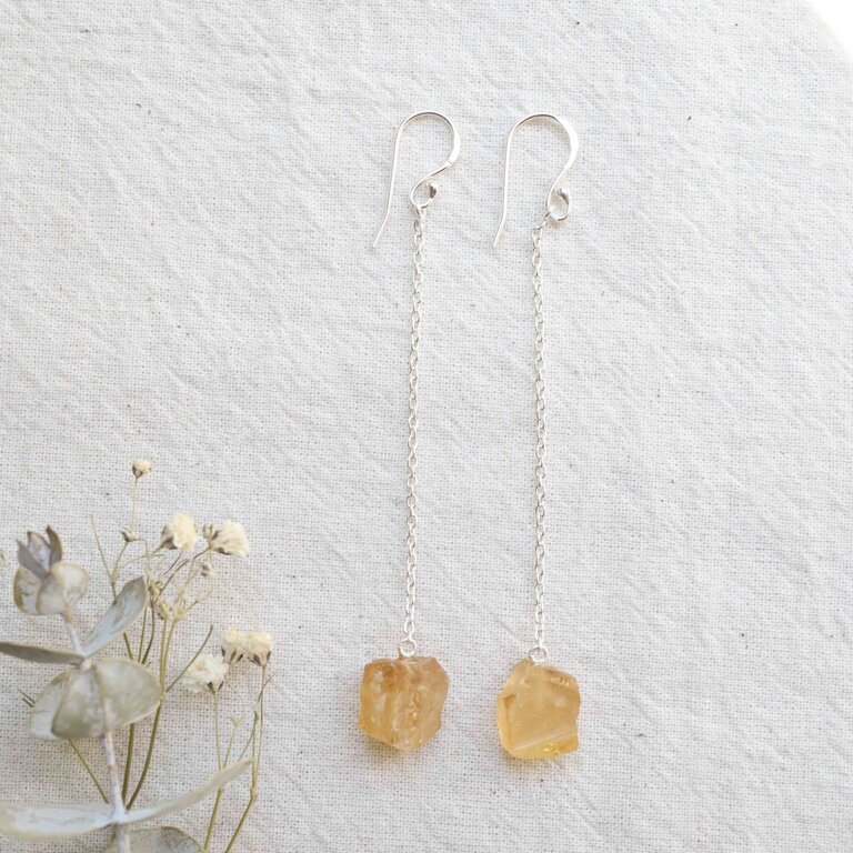 Citrine Earrings - Hoya