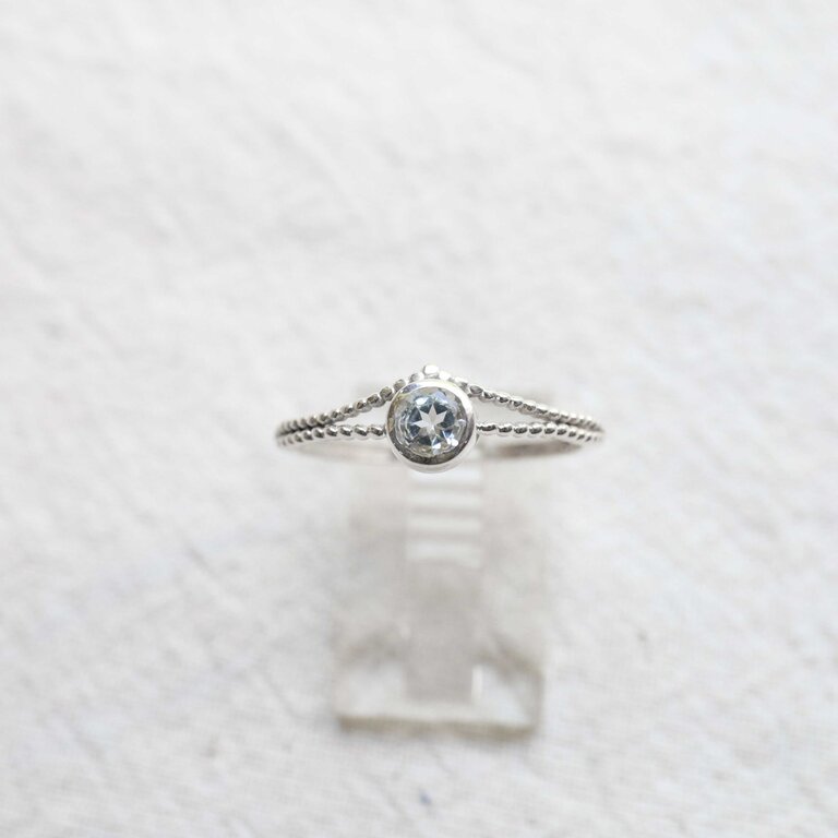 Bague Topaze bleue - Ariel