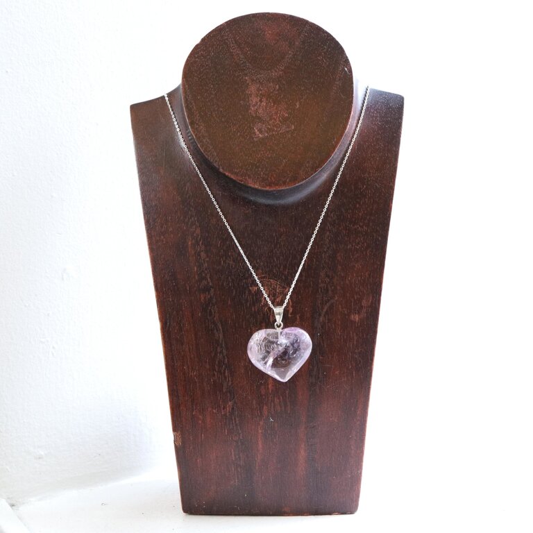 Pendentif Améthyste - Coeur