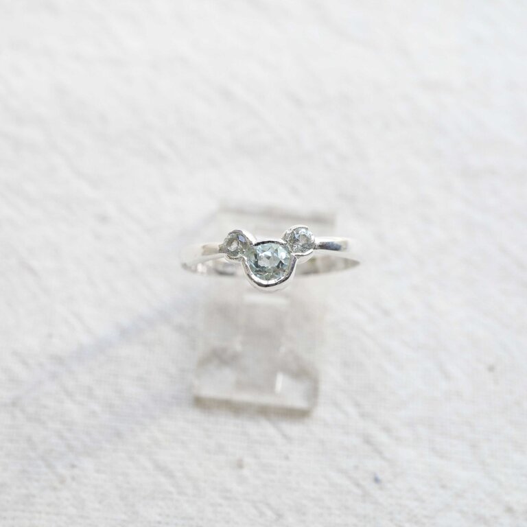 Bague Topaze bleue - Mickey